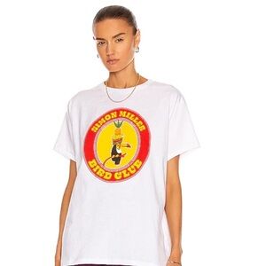 Simon Miller white graphic tshirt size XS